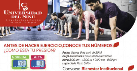 ANTES DE HACER EJERCICIO… CONOCE TUS NUMEROS ANTES DE HACER EJERCICIO… CONOCE TUS NUMEROS